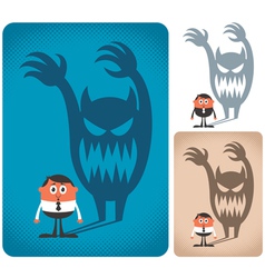 Fear vector image