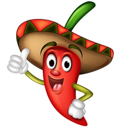 Mexican Red Chilli vector image