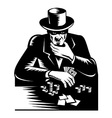 Poker Player Gambler vector image