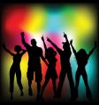 Disco time vector image