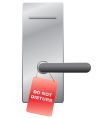 Do not disturb vector image