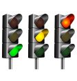 Traffic lights vector image