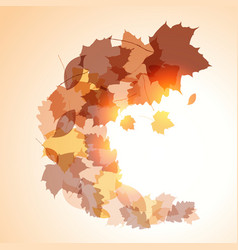 Autumn background vector image