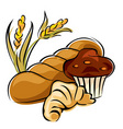 Pastry vector image