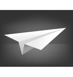 Paper plane vector image