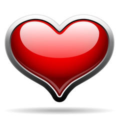 Heart icon vector image