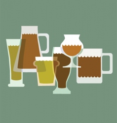 Alcoholic drinks vector image