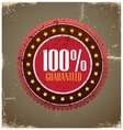 Old retro vintage label background vector image