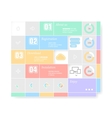 Trendy design infographic vector image