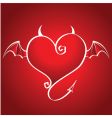 Heart bad vector image