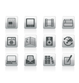 Media and information icons vector image