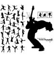 People silhouettes vector image