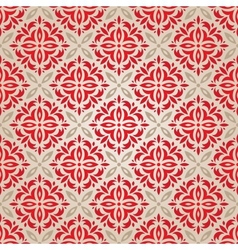 Red vintage wallpaper vector image