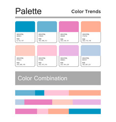 Green color codes and names selection colors Vector Image