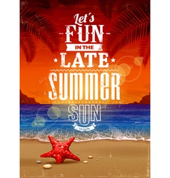 Summer Background vector image
