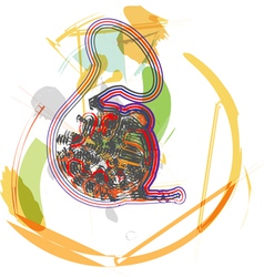 Music instrument vector image