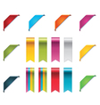 Ribbons set vector image