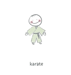 Karate Karate vector image