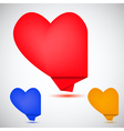 Heart Speech Bubble vector image
