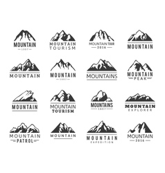 Mountain ranges Royalty Free Vector Image - VectorStock