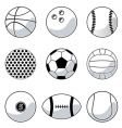 Sport balls vector image