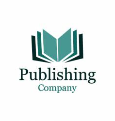Publishing company logo vector image