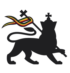 Lion of judah vector image