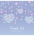 Heart love vector image