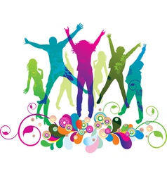 Party and dance vector image