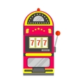 Slot Machine with One Arm Gambling Slot Machine with One Arm Gambling vector image