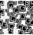 Black and white seamless pattern vector image