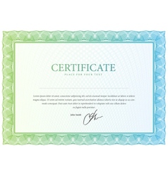 Certificate pattern that is used in currency and vector image