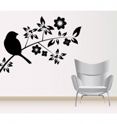 Wall decoration vector image