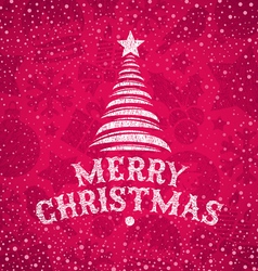 Hand drawn Christmas greeting vector image