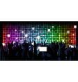 Colorful crowd of party people Colorful crowd of party people vector image