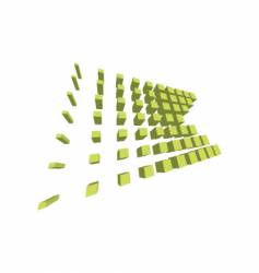 Digital boxes formation vector image