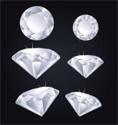 Diamonds vector image
