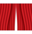 Red curtain vector image