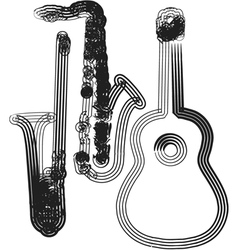 Music instrument vector image