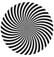 Abstract hypnotic background vector image