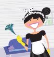French maid vector image