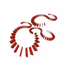 Digital boxes formation vector image