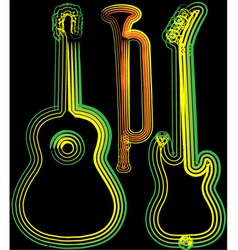 Music instrument vector image