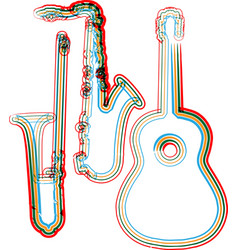 Music instrument vector image