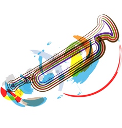Music instrument vector image