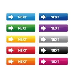 Next buttons Next buttons vector image