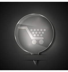 UI Map location icons vector image