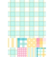 Set of 9 seamless abstract retro pattern vector image