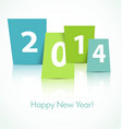 2014 new year card vector image