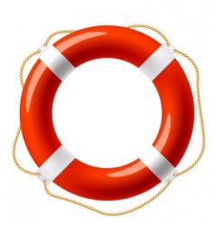 Life buoy vector image